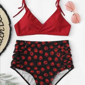 📍SOLD📍 SHEIN tie high waist swimsuit